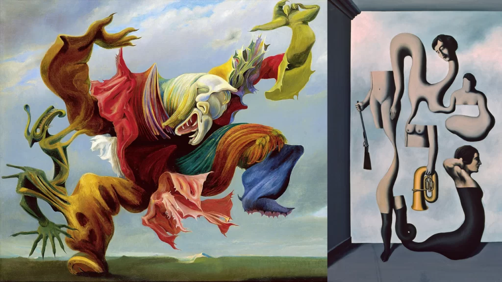 Max-Ernst-L-Ange-du-Foyer-René-Magritte-The-acrobat-ideas