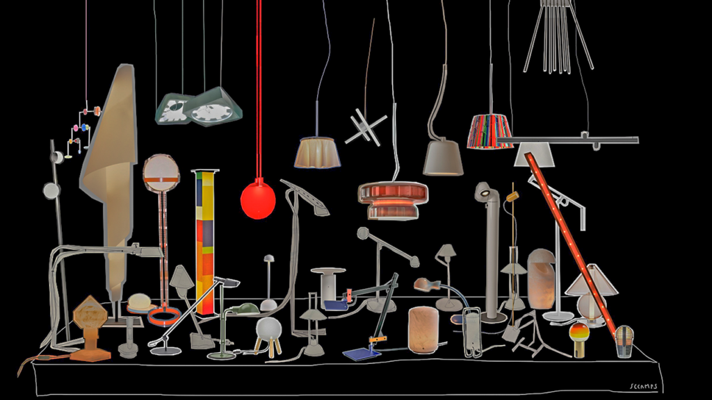 inspired-in-barcelona-luce-by-stefano-colli-milano-design-week-2025-exthibithion
