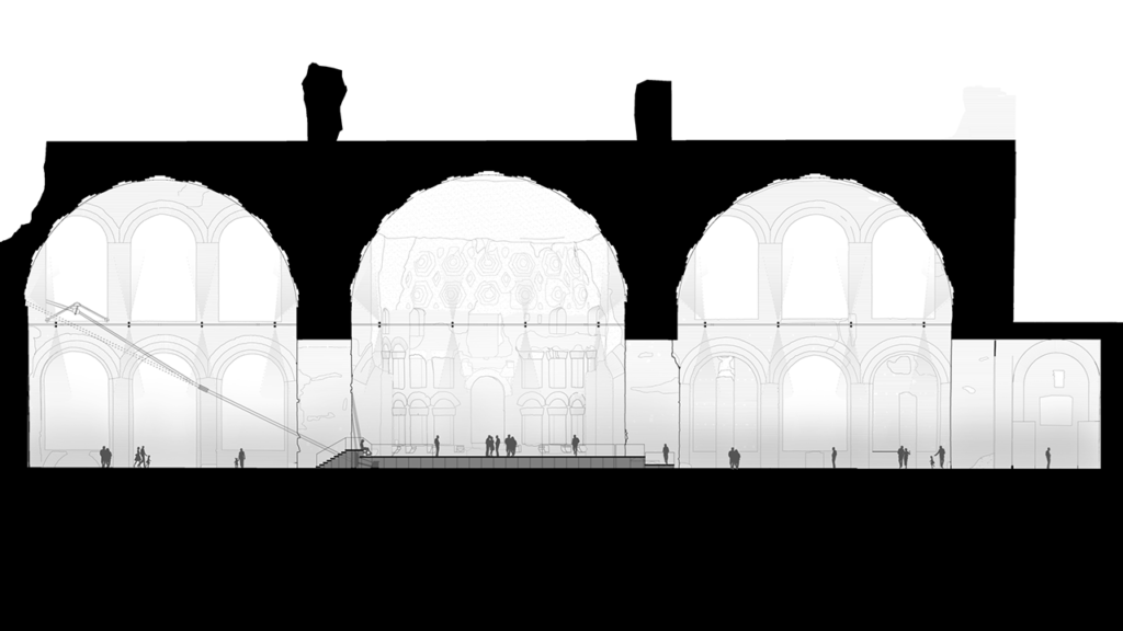 basilica-di-massenzio-percorso-espositivo-alvisi-kirimoto-sezione-progetto
